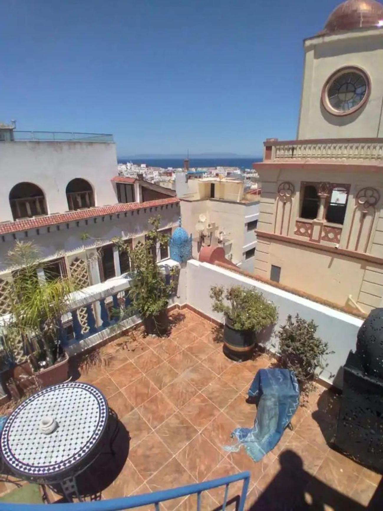 Tangier Medina Roof Top Apartment With Ocean Views Eksteriør billede